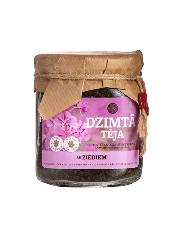 DZIMTĀ TĒJA AR ZIEDIEM (Fermentēta Ugunspuķe) Rodnoisad