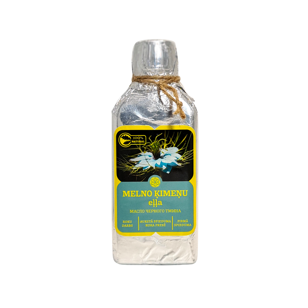 MELNO ĶIMEŅU EĻĻA (Nigella Sativa)