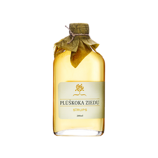 PLŪŠKOKA ZIEDU SĪRUPS (200ml)