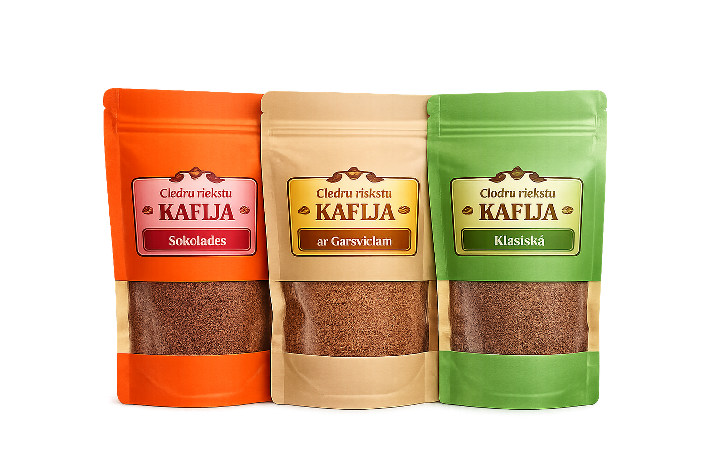 Taigas Elpa: Dziednieciskais 3 Ciedru Kafiju Komplekts Rodnoisad