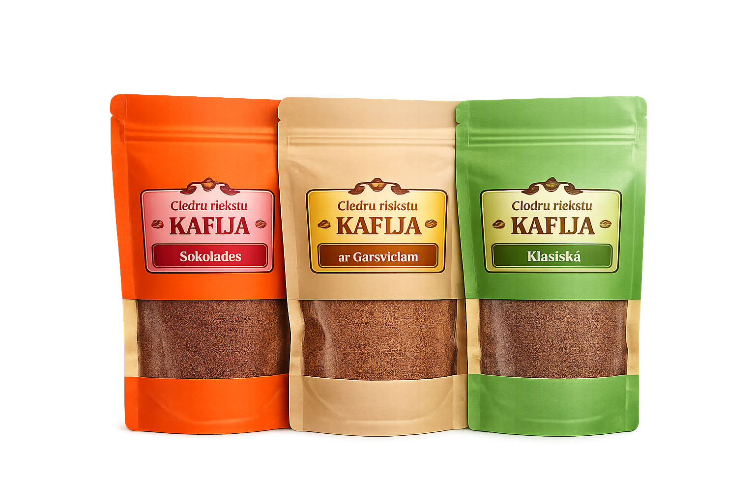 Taigas Elpa: Dziednieciskais 3 Ciedru Kafiju Komplekts Rodnoisad